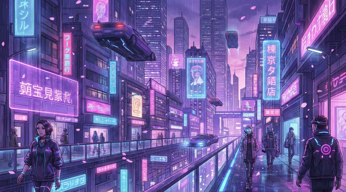 午夜大片精选：赛博朋克动漫视频